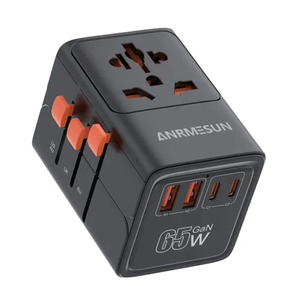 Adaptateur de voyage universel 65W Globtrip