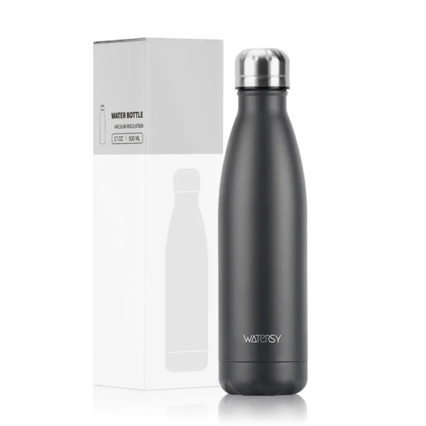 Bouteille isotherme Watersy ThermoFlow 500ml Noir