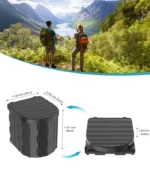 WC portable pliants de camping - Toilettes voyage compact – Image 2