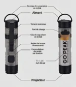 Informations lampe Go Peak Voyage