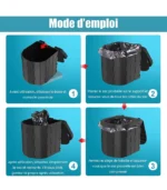 WC portable pliants de camping - Toilettes voyage compact – Image 3