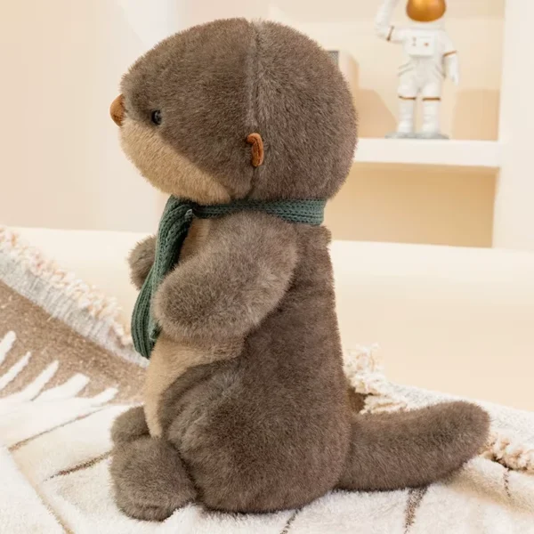 Peluche loutre avec écharpe 25cm - Coté